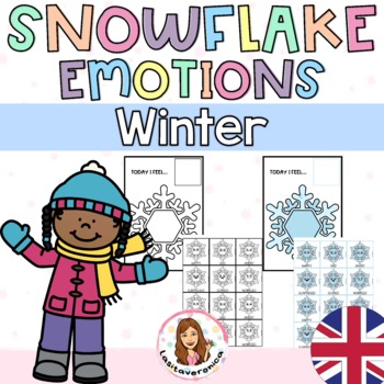 Preview of Snowflakes emotions. Winter. December. January.