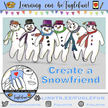 Preview of Snowfriend Drawing Lesson Inspired by The Snowman by Raymond Briggs