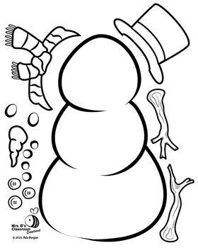 Snowman Activity Bundle by Mrs Bs Classroom Creations | TPT