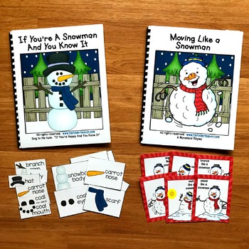 Preview of Snowman Adapted Books (With Music and Movement)