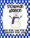Snowman Addition Activity