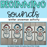 Snowman Beginning Sounds