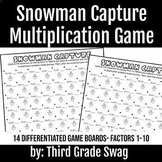 Snowman Capture | Multiplication Game