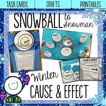 Preview of Snowman Cause and Effect Activities