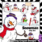 Winter Clip Art Snowman Cartoon Character