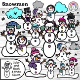 Snowman Clipart {Accents for Winter Weather Activities}
