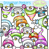Snowman Clipart Melting Snowmen Clip Art Sequential Steps Puddle Thawing  Top Hat Frosty Life Cycle