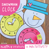 Snowman Clock Craft {Telling Time}