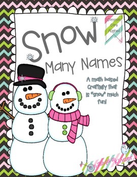 Preview of Snowman Common Core Craftivity