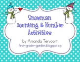 Snowman Counting & Number Activities {0-120}