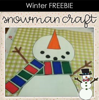 Snowman Craft by Stacy Frost- Funky Fresh Firsties | TPT