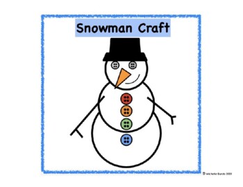 Preview of Snowman Craft