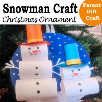 Snowman Craft | Christmas Ornaments | Winter Christmas Craft by Valerie ...