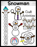 Snowman Craft Pack: Counting, Melting, Shapes, Addition (W