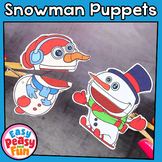 Snowman Craft Snowman Clothespin Puppets Winter Craftivity