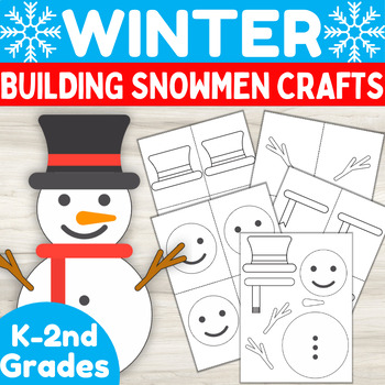 Snowman Craft Templates, Build a Snowman, Winter Bulletin Board Activities