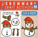 Snowman Craft | Winter Activities | Color, Cut, and Paste