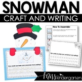 Snowman Craft and Writing