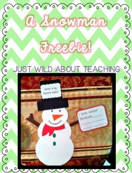 Preview of Snowman Craftivity Freebie!