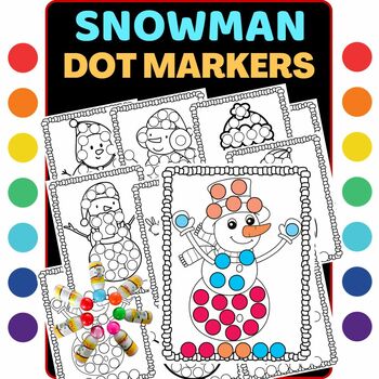 Numbers Dot Markers Number Recognition 0-10 Bingo dabbers Worksheets