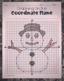 Snowman EMOJI Graphing on the Coordinate Plane Mystery Picture