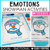 Snowman Emotions | Winter Activities, Social- Emotional Learning