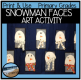 Snowman Faces Craft for Your Winter Bulletin Board 