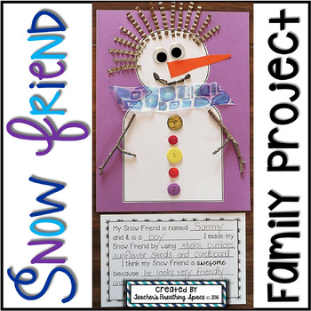 Preview of Snowman Family Project  |  Snowman Craftivity Based on SNOWBALLS by Lois Ehlert