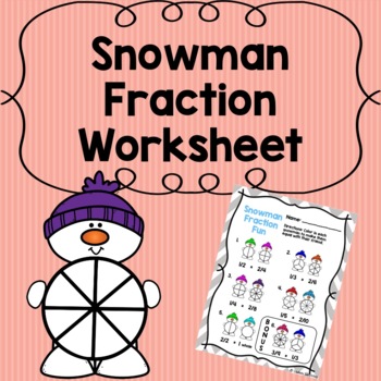 Preview of Snowman Fractions