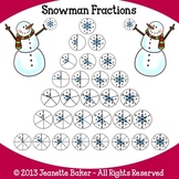 Snowman Fractions Clip Art | Clipart Commercial Use