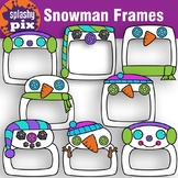 Snowman Frames Clipart