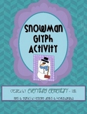 Snowman Glyph Activity (Winter Math & Language Arts Poetry)