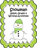 Snowman Glyph, Graph & Writing Activities