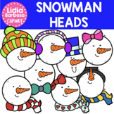 Snowman Heads Clipart