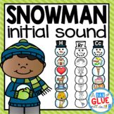 Snowman Initial Sound Picture Match | Letter Sounds and Le