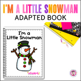 Winter Adapted Book for Special Education Snowman Adaptive