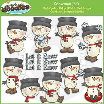 Snowman Jack by Scrappin Doodles | Teachers Pay Teachers