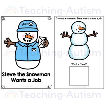 Snowman Unit! - The Autism Helper