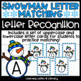 Snowman Letter Matching ABC Letter Recognition Literacy Ce