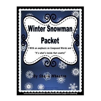 Preview of Winter Snowman Packet:  Literacy, Math, and More!