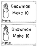 Snowman Making 10 Book! By The 2 Teaching Divas