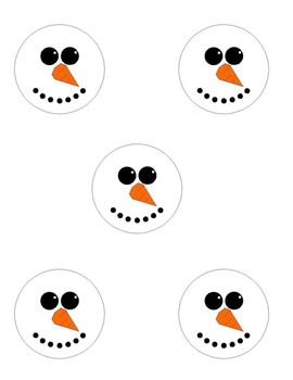 Math Centers for Kindergarten - build a snowman by Titantastic | TpT