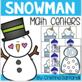 Snowman Math Centers