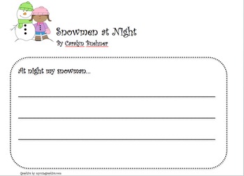 Preview of Snowman Mini-Unit for Kindergarten