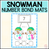 Snowman Number Bond Mats