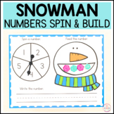 Snowman Numbers Spin and Build Mats