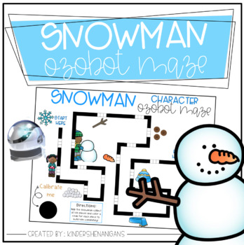 Preview of Ozobot Snowman Maze