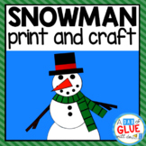 Snowman Craft Activity and Creative Writing