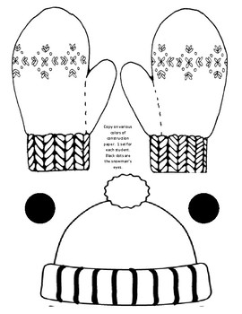 Snowman Parts by KinderStuff