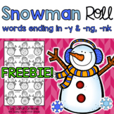 -NG, -NK, and -Y Roll & Read Freebie